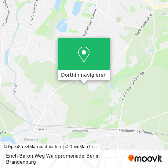 Erich-Baron-Weg Waldpromenade Karte