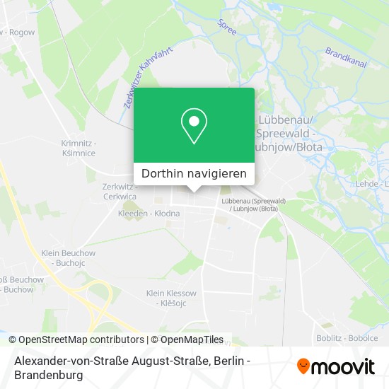 Alexander-von-Straße August-Straße Karte