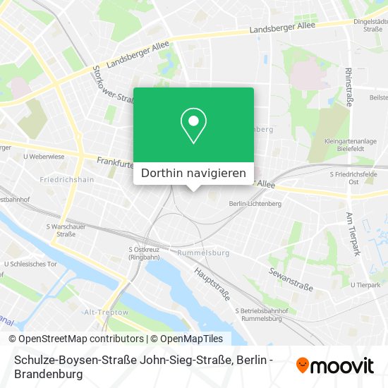 Schulze-Boysen-Straße John-Sieg-Straße Karte