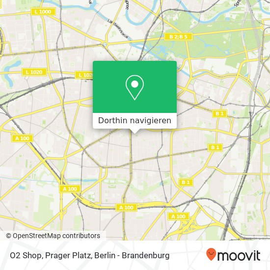 O2 Shop, Prager Platz Karte