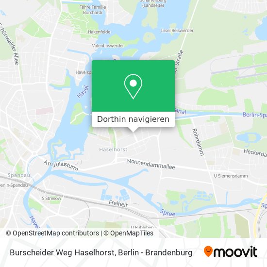 Burscheider Weg Haselhorst Karte