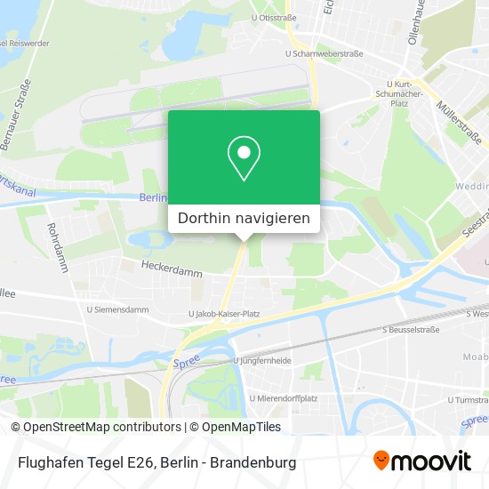 Flughafen Tegel E26 Karte