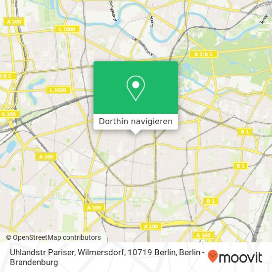 Uhlandstr Pariser, Wilmersdorf, 10719 Berlin Karte