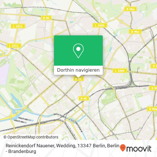 Reinickendorf Nauener, Wedding, 13347 Berlin Karte