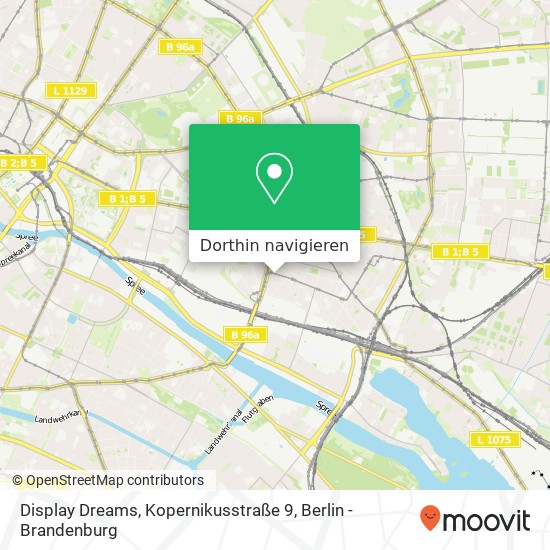 Display Dreams, Kopernikusstraße 9 Karte