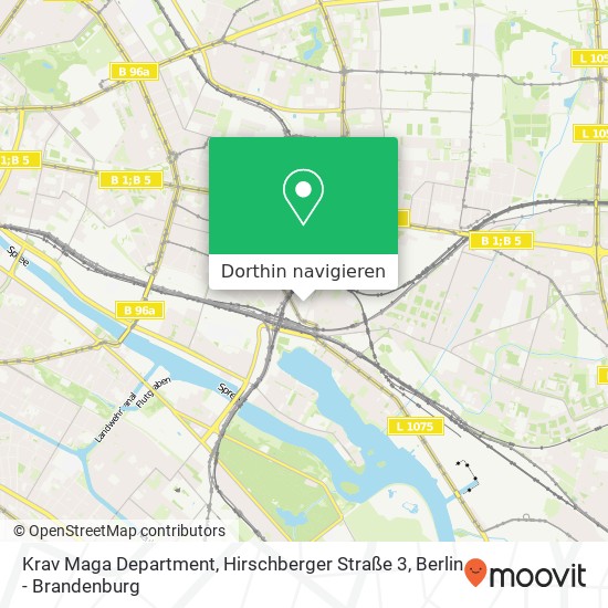 Krav Maga Department, Hirschberger Straße 3 Karte