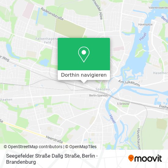 Seegefelder Straße Dallg Straße Karte