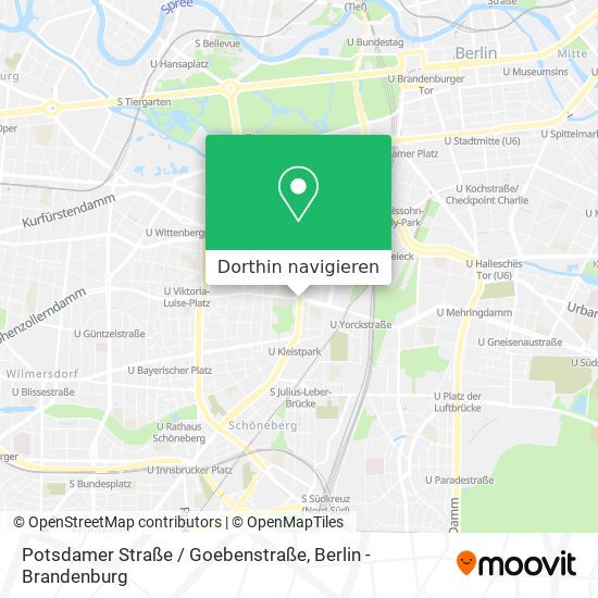 Potsdamer Straße / Goebenstraße Karte