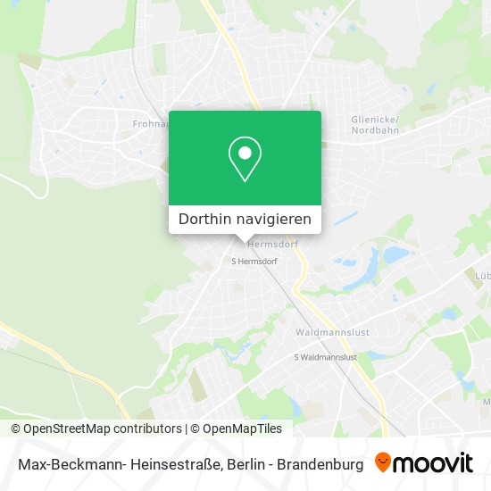 Max-Beckmann- Heinsestraße Karte