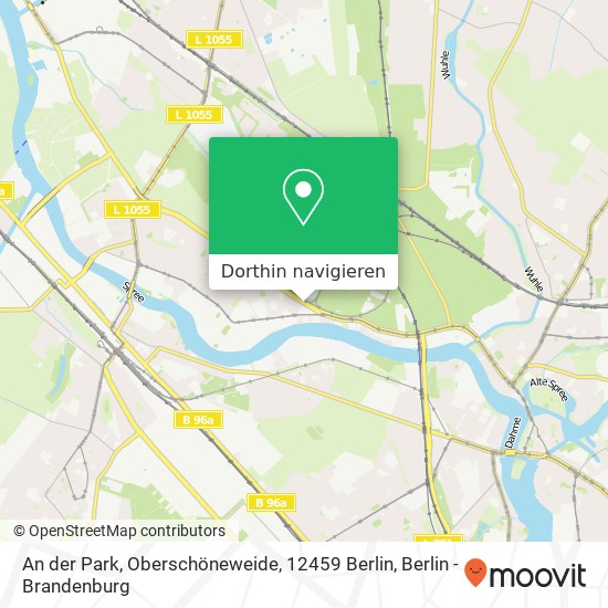 An der Park, Oberschöneweide, 12459 Berlin Karte