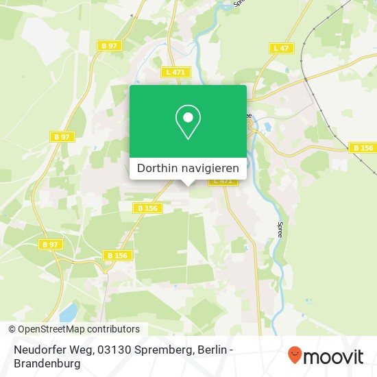 Neudorfer Weg, 03130 Spremberg Karte