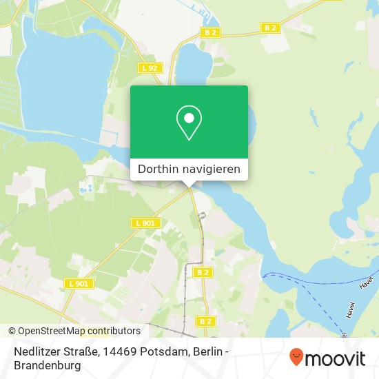 Nedlitzer Straße, 14469 Potsdam Karte