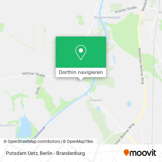 Potsdam Uetz Karte