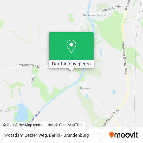 Potsdam Uetzer Weg Karte