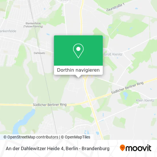 An der Dahlewitzer Heide 4 Karte