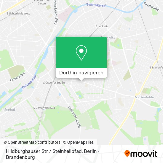 Hildburghauser Str / Steinheilpfad Karte