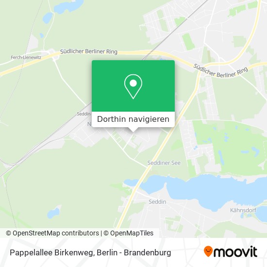 Pappelallee Birkenweg Karte