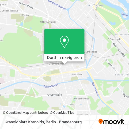 Kranoldplatz Kranolds Karte