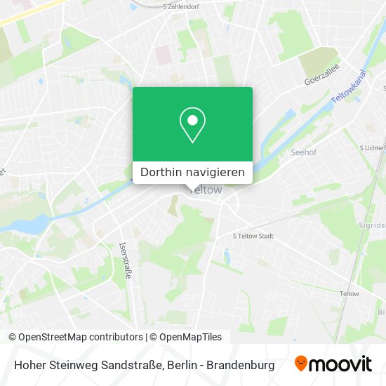 Hoher Steinweg Sandstraße Karte