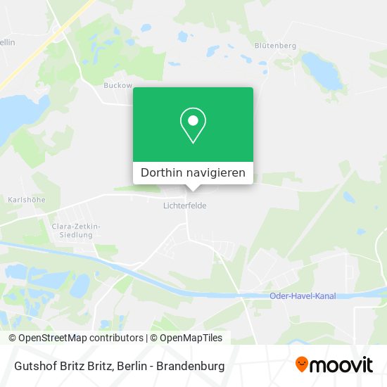 Gutshof Britz Britz Karte