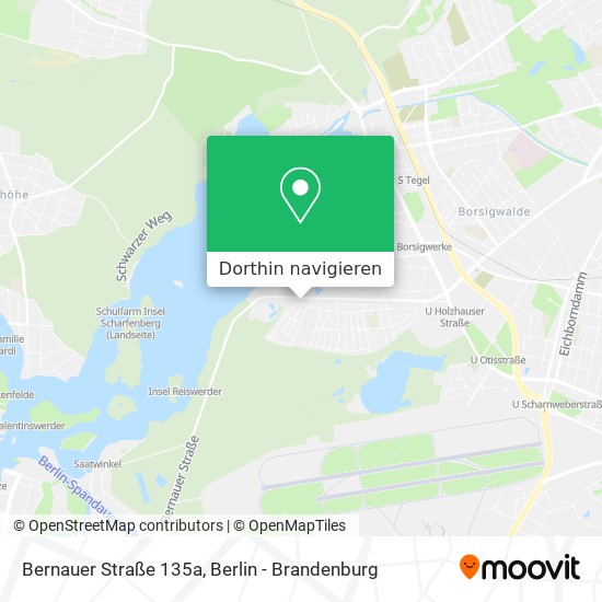 Bernauer Straße 135a Karte