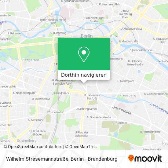 Wilhelm Stresemannstraße Karte
