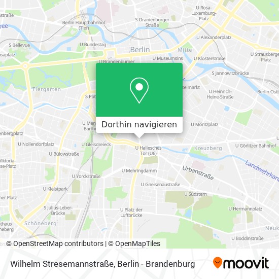 Wilhelm Stresemannstraße Karte