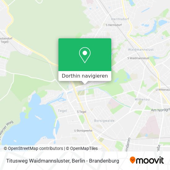Titusweg Waidmannsluster Karte
