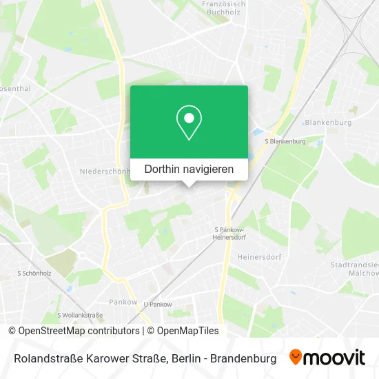 Rolandstraße Karower Straße Karte