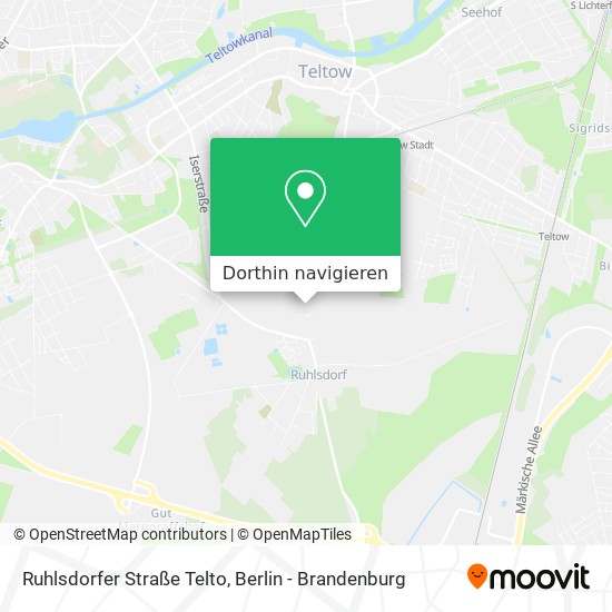 Ruhlsdorfer Straße Telto Karte