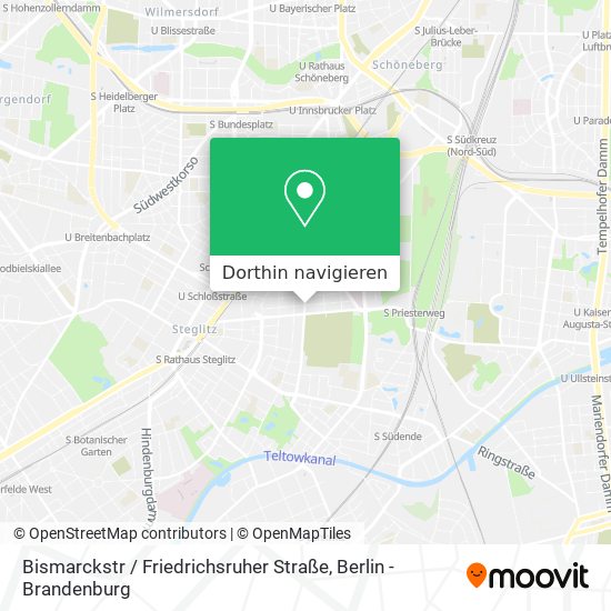Bismarckstr / Friedrichsruher Straße Karte