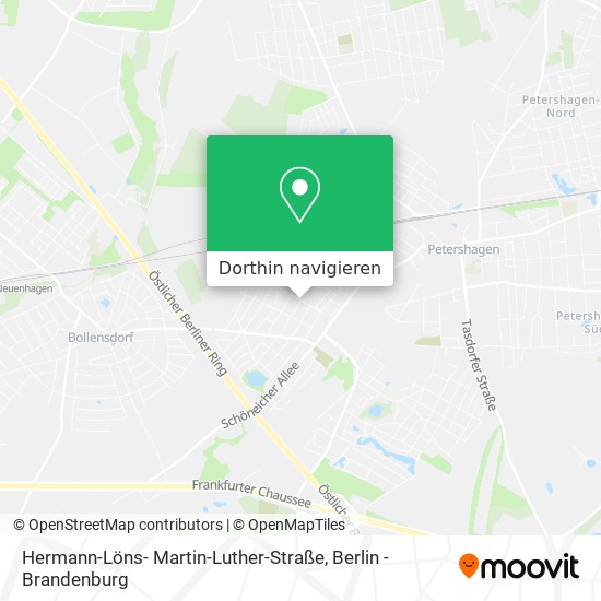 Hermann-Löns- Martin-Luther-Straße Karte