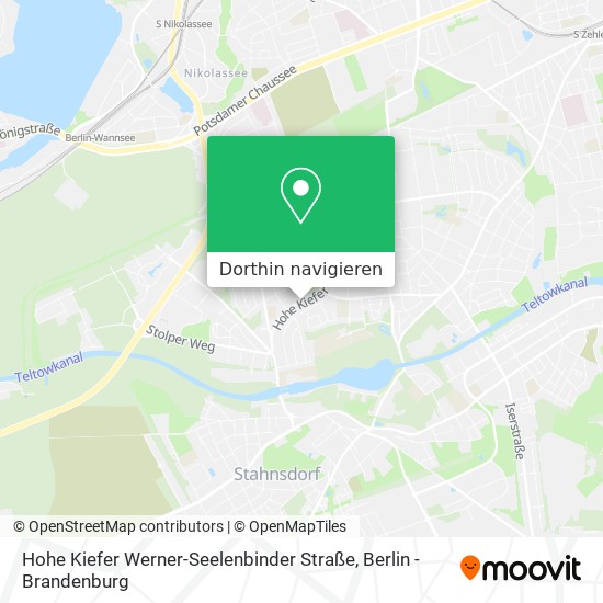 Hohe Kiefer Werner-Seelenbinder Straße Karte