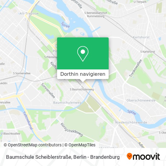 Baumschule Scheiblerstraße Karte