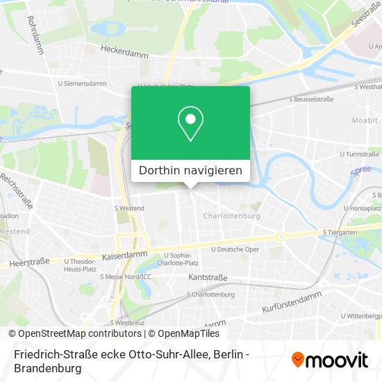 Friedrich-Straße ecke Otto-Suhr-Allee Karte