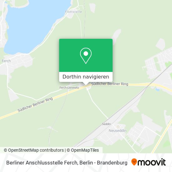 Berliner Anschlussstelle Ferch Karte