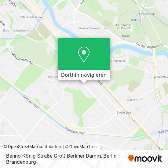 Benno-König-Straße Groß-Berliner Damm Karte