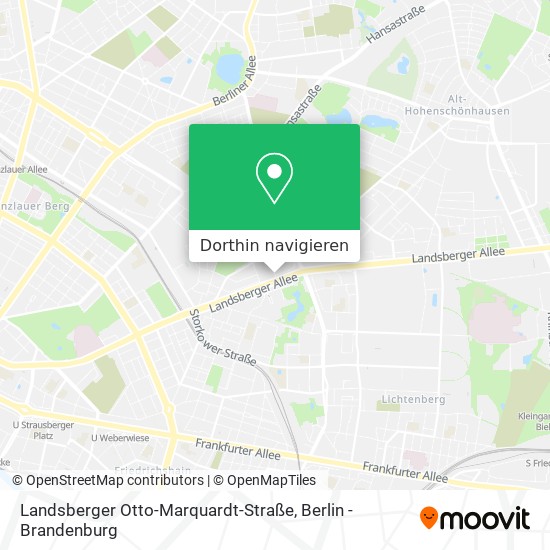Landsberger Otto-Marquardt-Straße Karte
