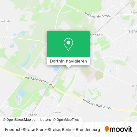 Friedrich-Straße Franz-Straße Karte