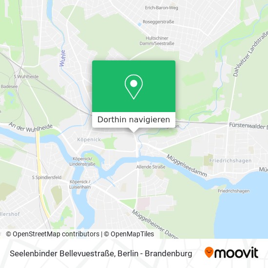 Seelenbinder Bellevuestraße Karte