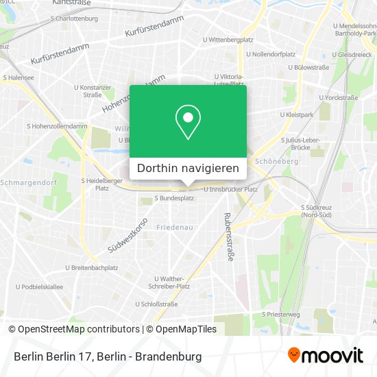 Berlin Berlin 17 Karte