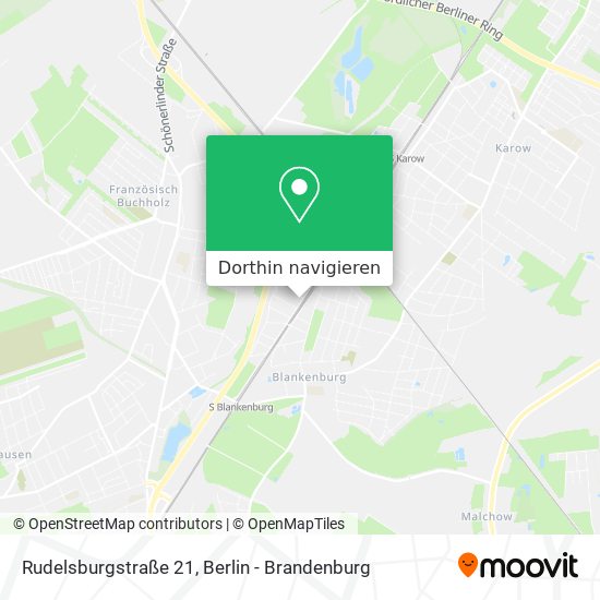 Rudelsburgstraße 21 Karte