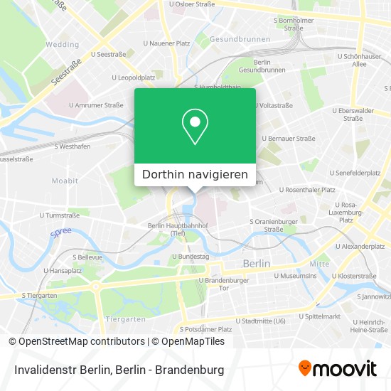 Invalidenstr Berlin Karte