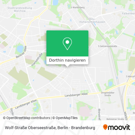 Wolf-Straße Oberseestraße Karte