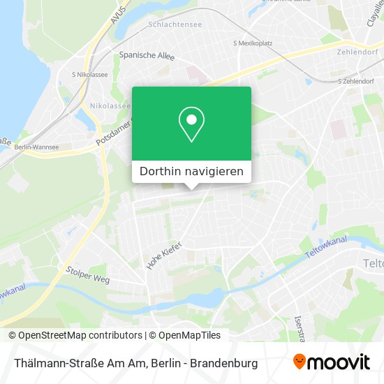 Thälmann-Straße Am Am Karte
