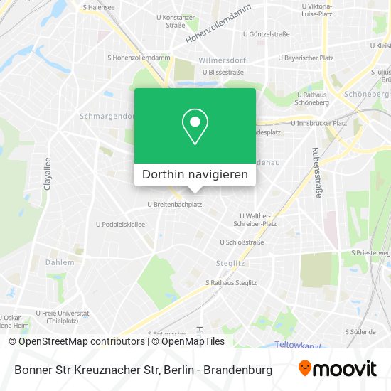 Bonner Str Kreuznacher Str Karte