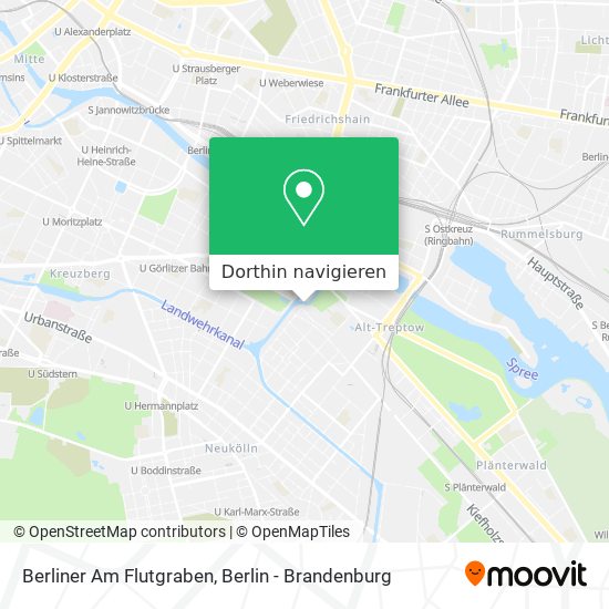 Berliner Am Flutgraben Karte