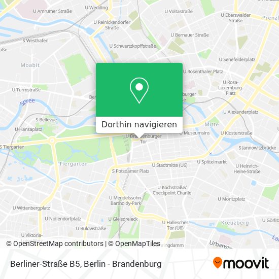 Berliner-Straße B5 Karte