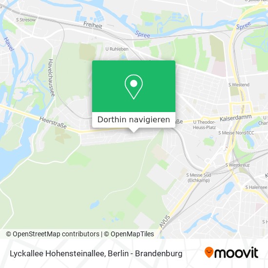 Lyckallee Hohensteinallee Karte