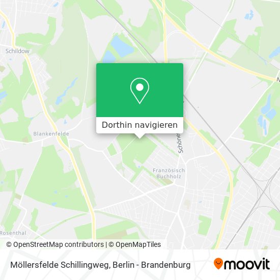 Möllersfelde Schillingweg Karte